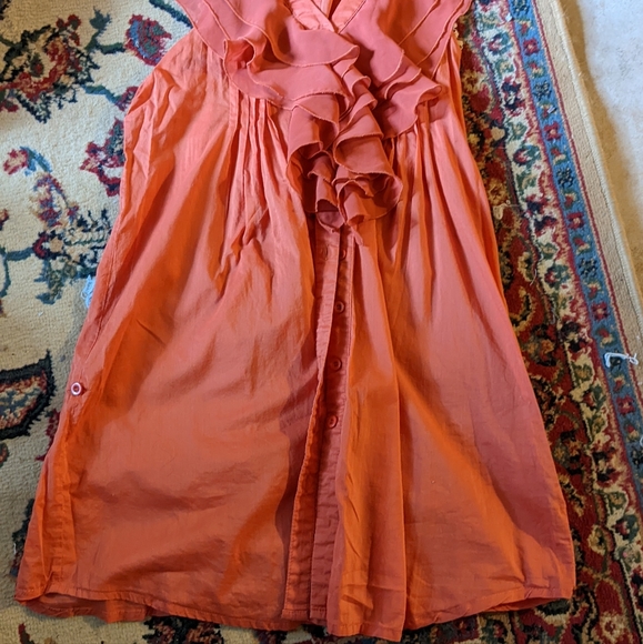 Rust Tunic Dress - Picture 2 of 3